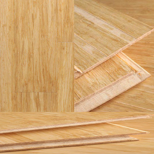 Natural Color Bamboo Strand Woven Flooring