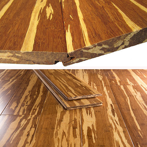 Tiger Strand Woven Bamboo Flooring UV Lacquer