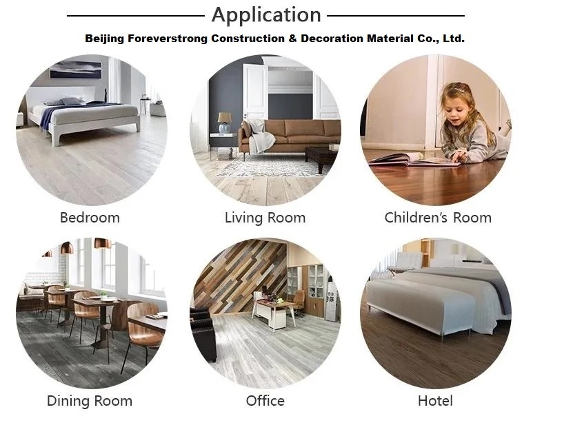 3m Width Felt Backing Spc Floor Lvt PVC Flooring Carpet Vinyl Flooring