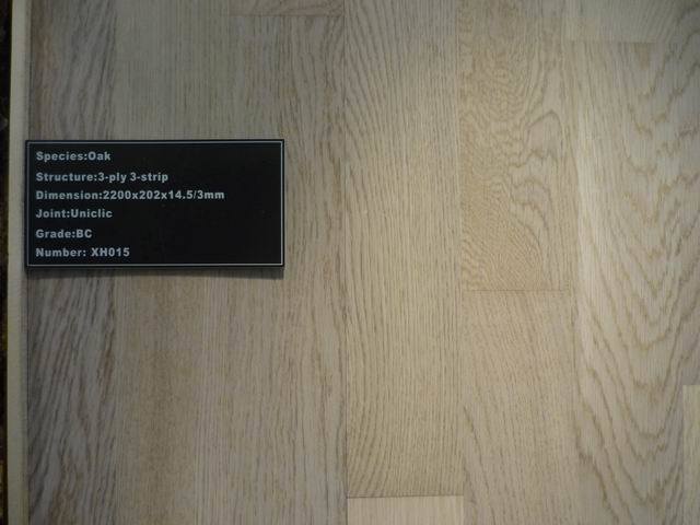 Three-Layer Oak Wave Antique Engineered Solidwood Flooring