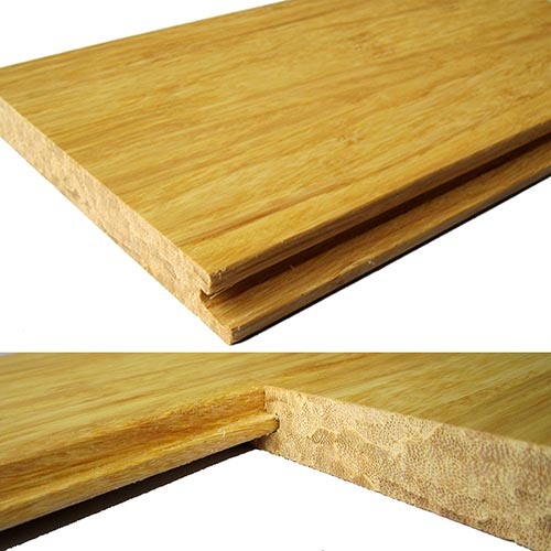 Click System or T&G Strand Woven Natural Bamboo Flooring