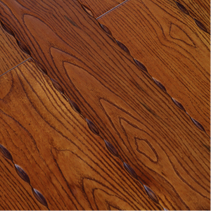 Water-Proof Hand Scraped Solid Kasai Wood Flooring with CE