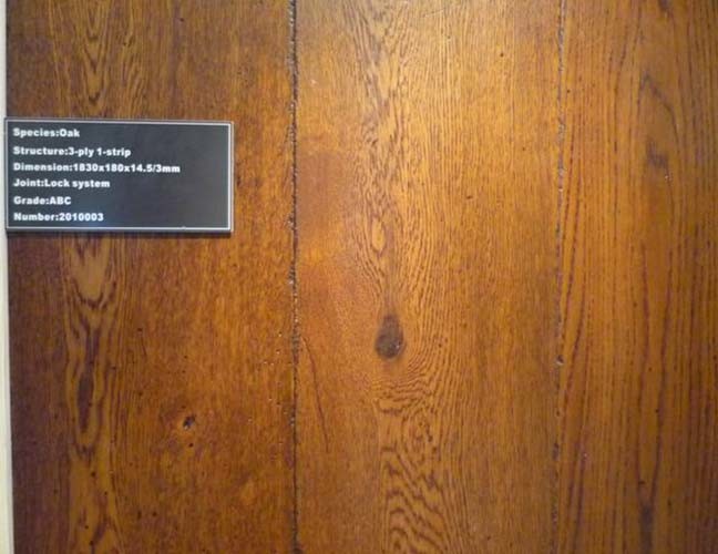 Rustic Old Style Engineered Oak Three Layer Flooring