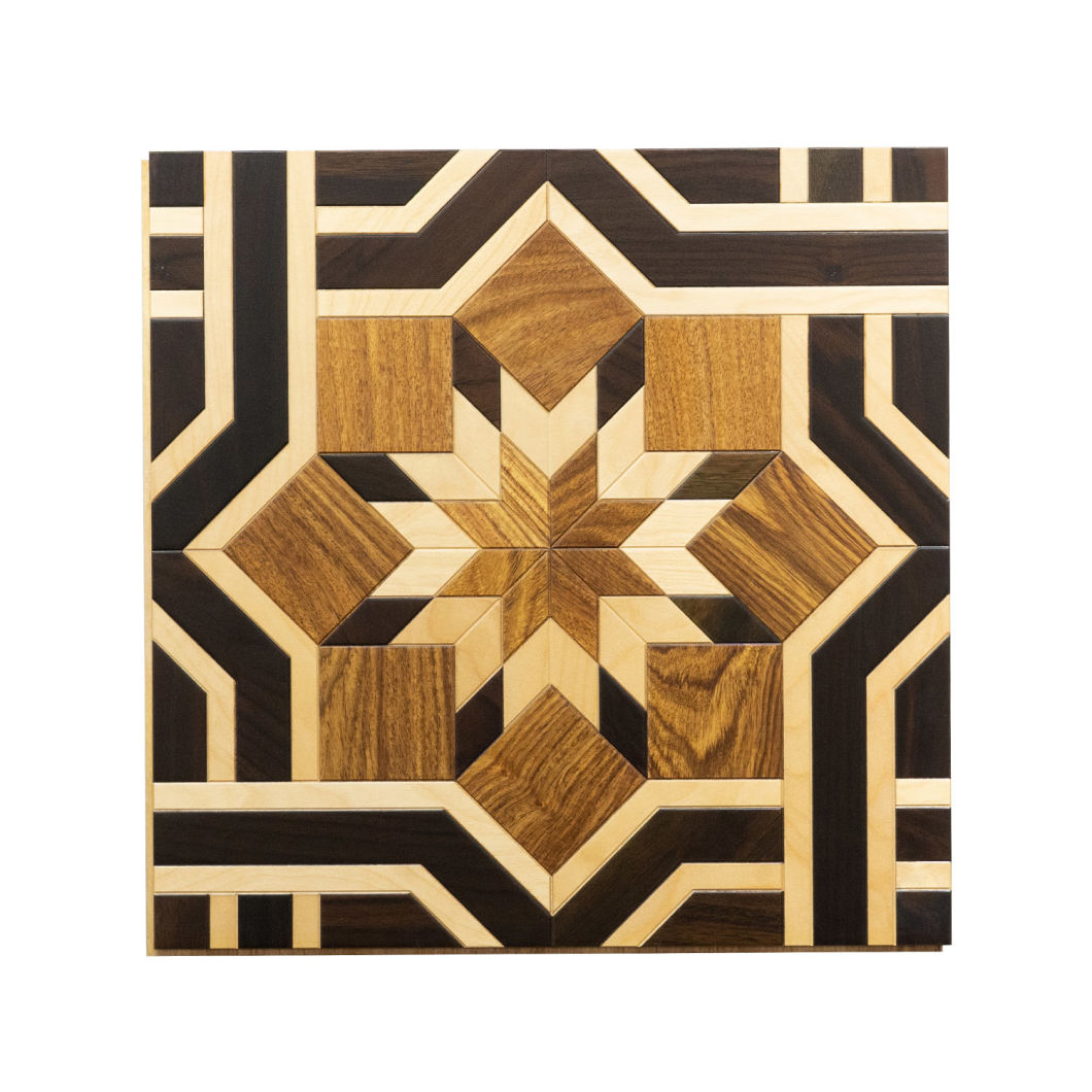 Water Resistant Wood Laminate/Laminated Flooring with Wax