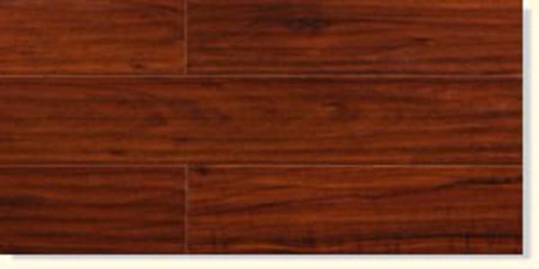 HDF Cherry Laminate/Laminated Flooring Dark Color Floor Tile