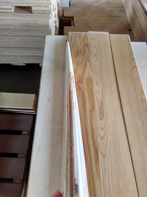 Multi Layer Oak Parquet Engineered Wood Flooring Brushed Natural Oiled