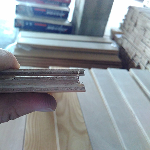 Smooth Surface White Ash Multi-Layer Engineered Wood Flooring