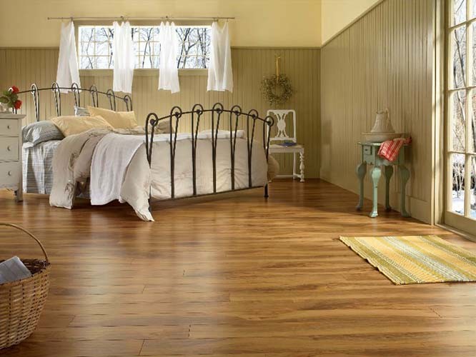 HDF Lamiante Floor Home and Office Wood Laminate Flooring