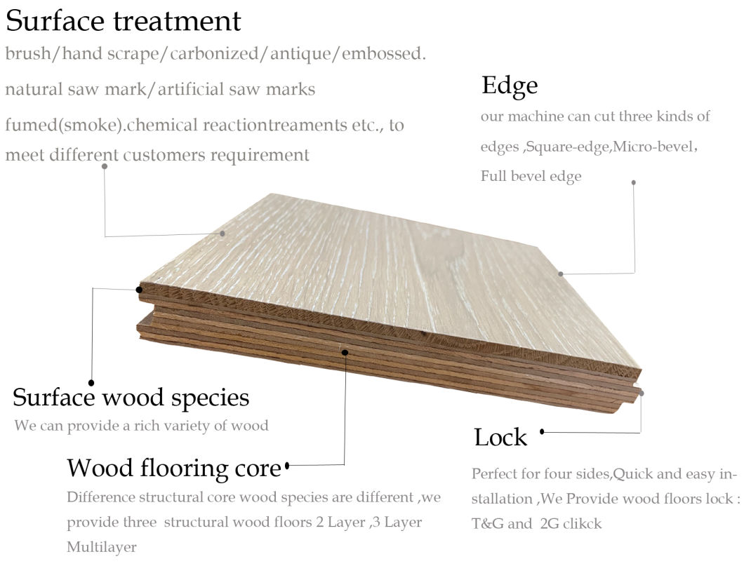 Multi Layer Ash Engineered Wood Flooring