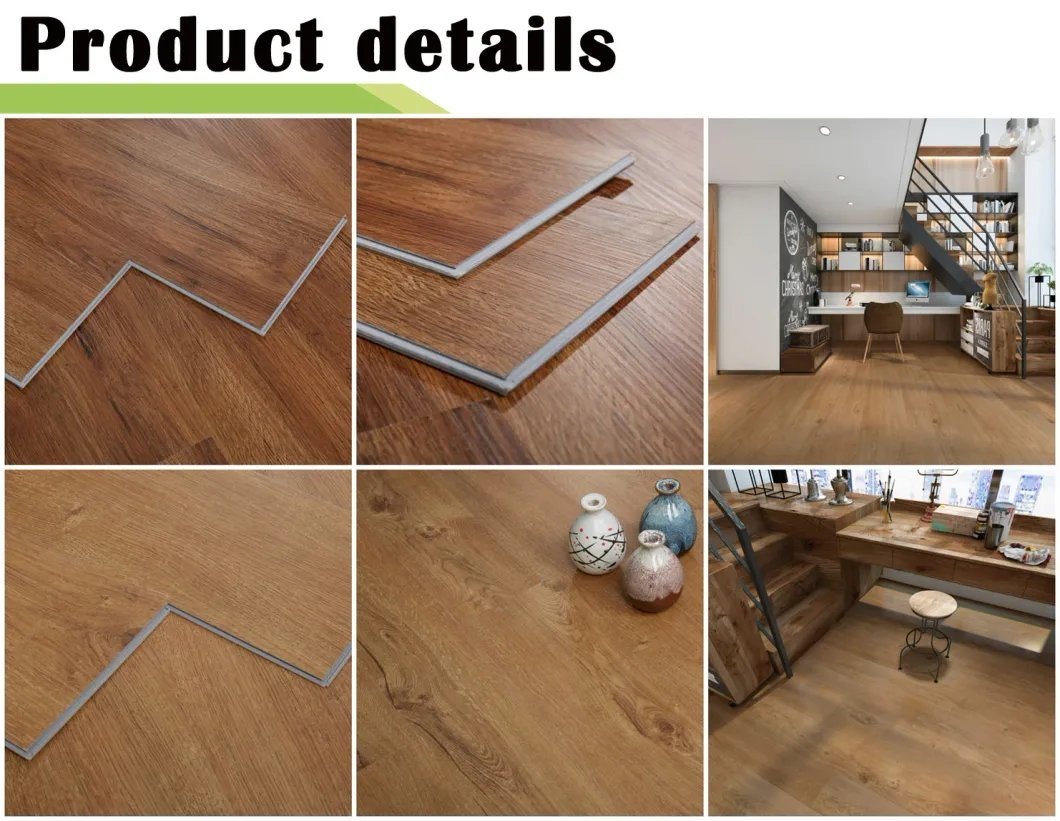 Waterproof Click Lock Vinyl Flooring for Hotel