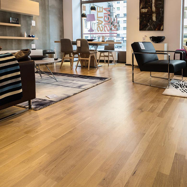 Ab Grade Natural Oak Engineered Wood Flooring, 2-5mm Oak Wood, 10-20mm Overall
