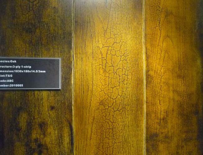 Multi Layer Qunrambu Olive Engineered Wood Flooring