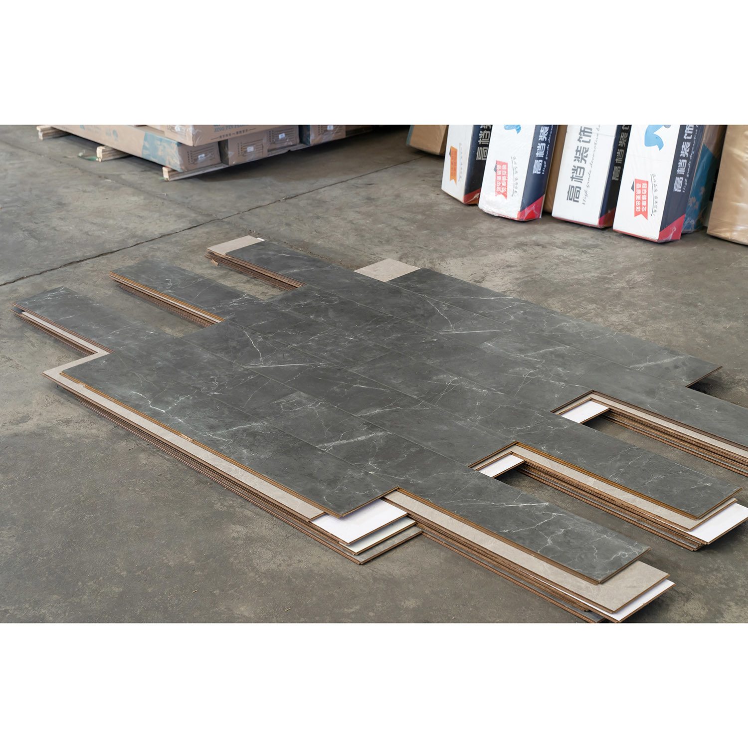 Office and Home Anti-Slip Soundproof Cork Padding Click Vinyl Flooring 4.5mm Waterproof PVC Vinyl Plank Spc Flooring Tile Fashion Waterproof Spc Floor