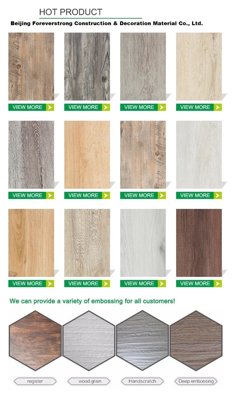 Waterproof Stain Resistant Easy Clean PVC Spc Vinyl Flooring for Decoration Spc Floor CE