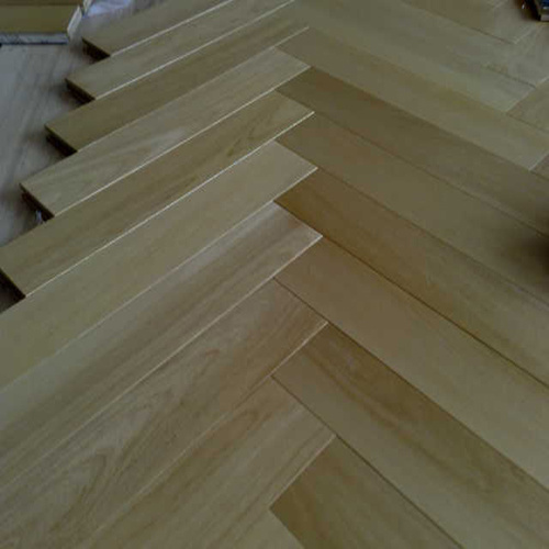 Herringbone Antique Brushed Natural Oak Engineered Wood Flooring