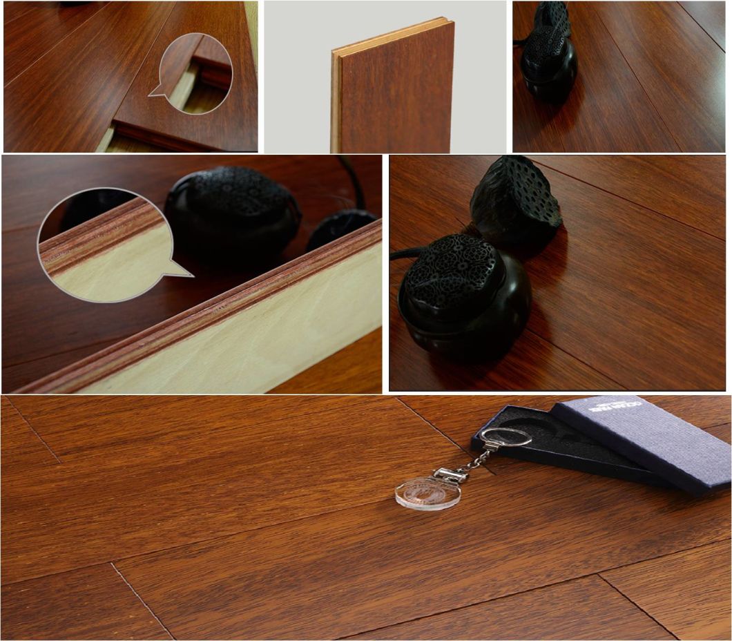 Merbau Engineered Flooring Multi-Ply Parquet Flooring for Residential