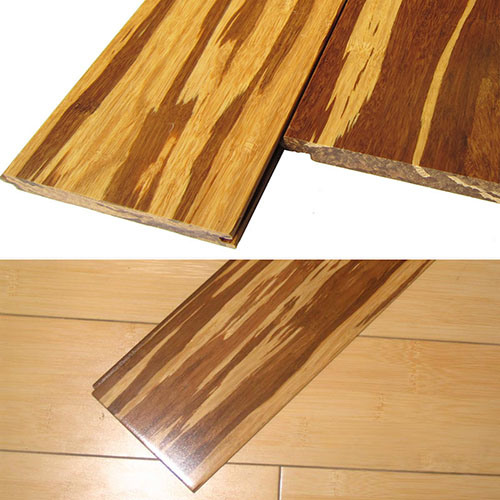 Uniclic Tiger Strand Woven Solid Bamboo Flooring