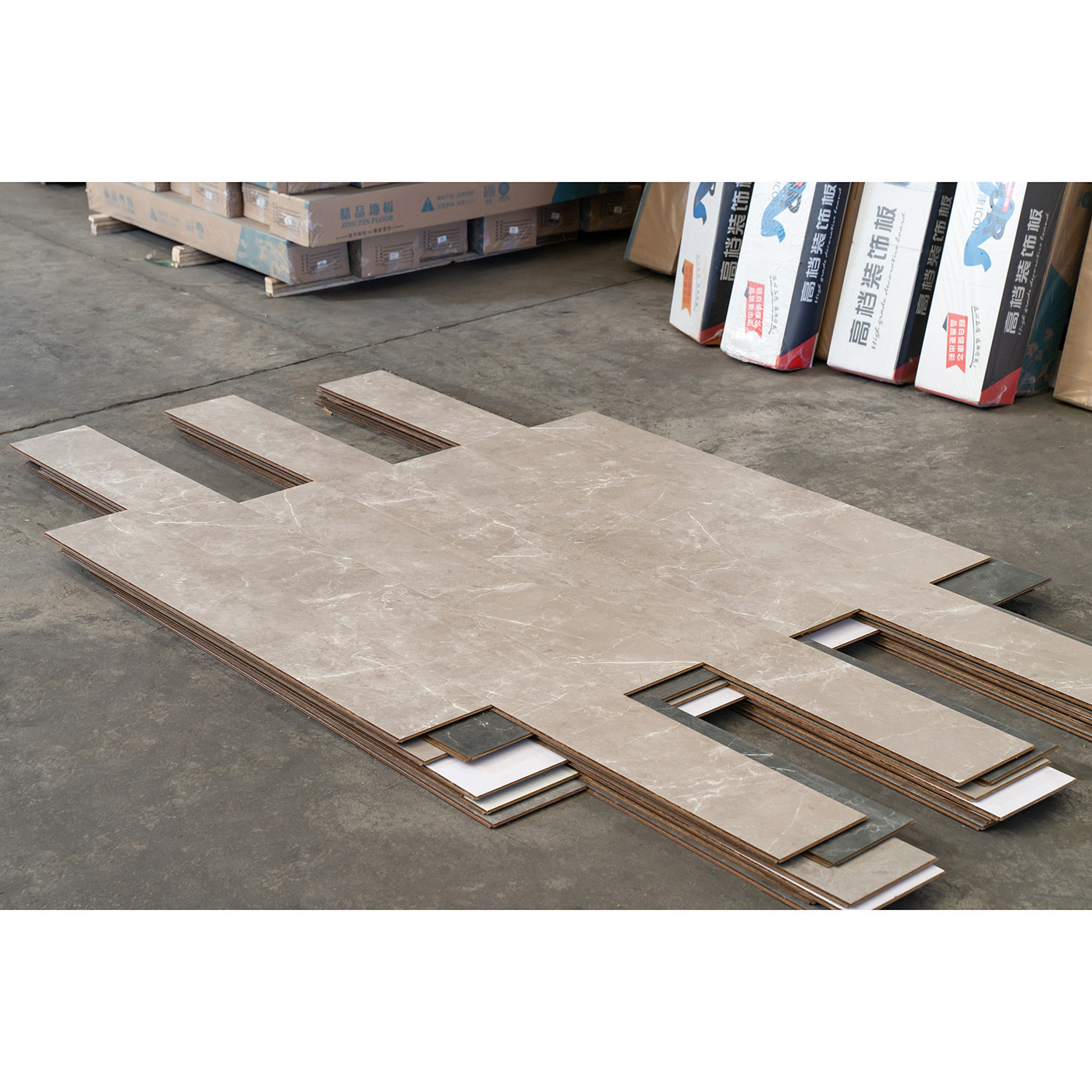 Unilin Valinge Click Wooden Color Vinyl Flooring Plank Spc PVC Laminate Flooring Waterproof Spc Lvt EVA Rvp IXPE PVC Vinyl Plank Floor Tiles