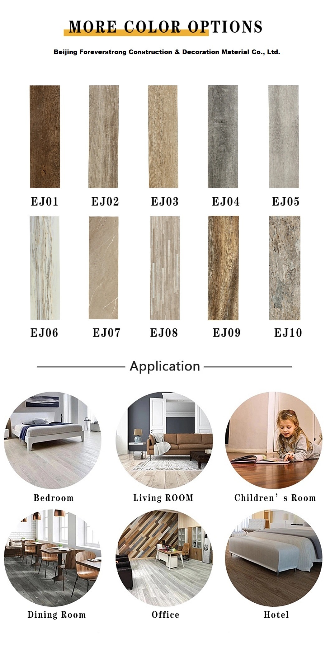 Waterproof Stain Resistant Easy Clean PVC Spc Vinyl Flooring for Decoration Spc Floor CE