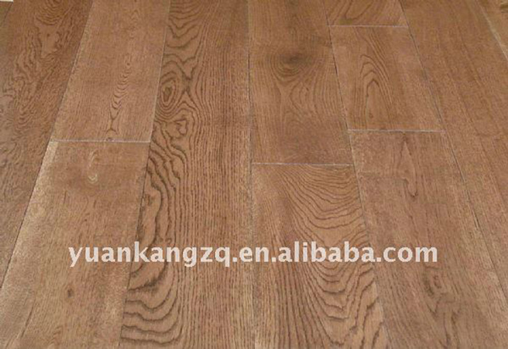 Oak 15mm T&G UV Handscraped Parquet Engineered Flooring