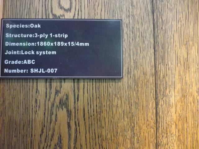 Black Walnut Flooring (three-layer engineered solidwood from American)