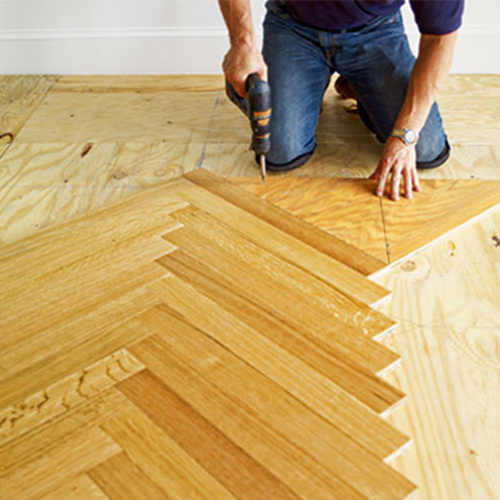 New Embossed Herringbone Joint Lamiante Laminated Flooring