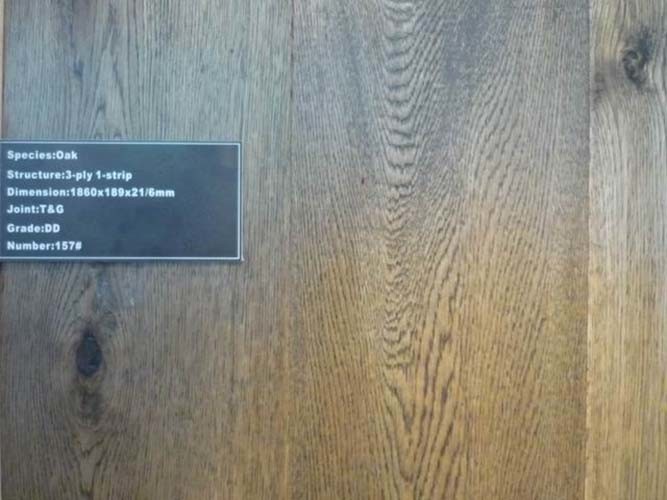 Engineered Multi - Layer Wide Plank Grey Oak Timber Floors