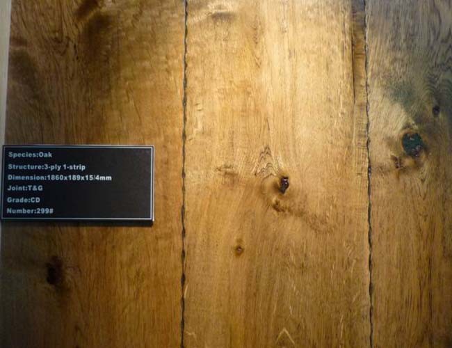 Multi Layer Qunrambu Olive Engineered Wood Flooring