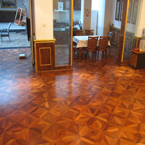 Maple Color 8mm Laminate/Laminated Flooring with Wax