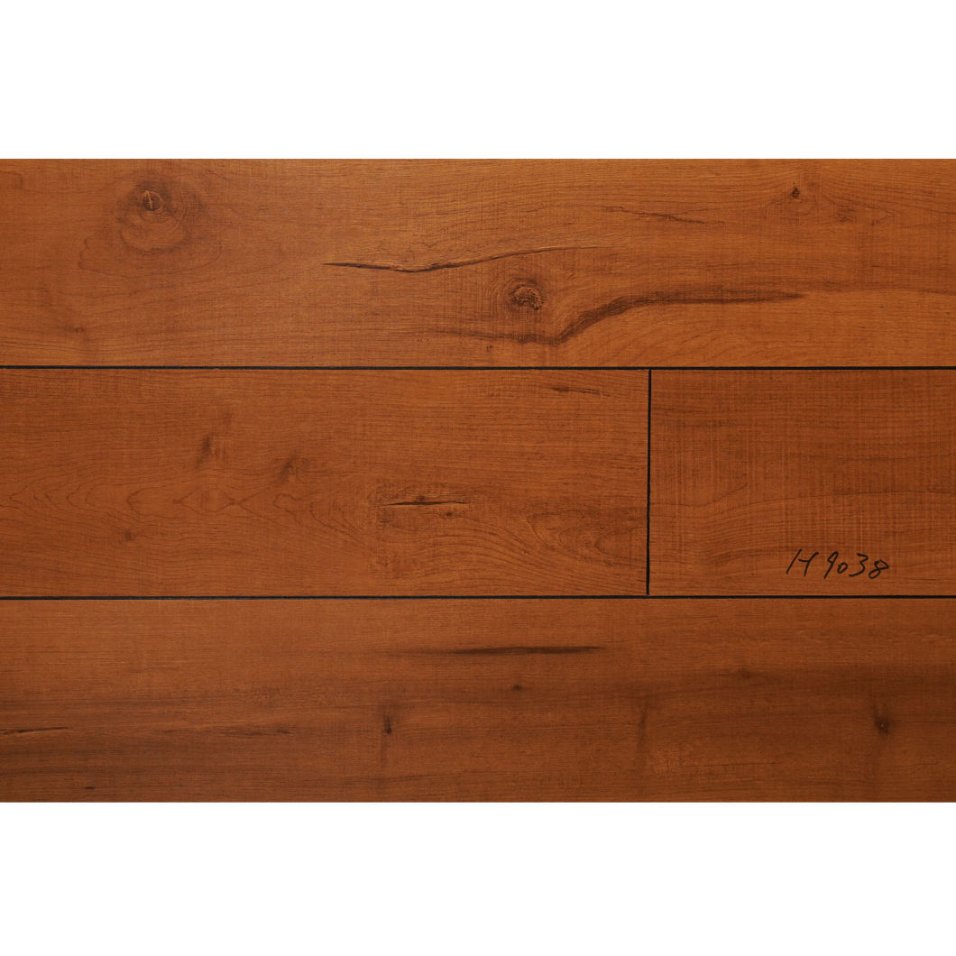 12mm HDF Laminate Wooden Parquet Flooring