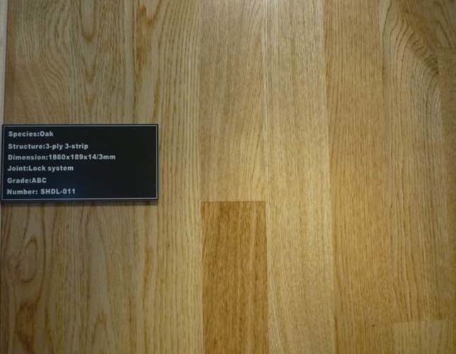 Multi Layer Qunrambu Olive Engineered Wood Flooring