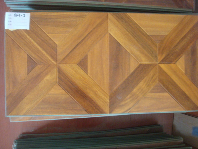 8mm V-Groove E1 AC4 HDF Parquet Laminated Wooden Laminate Wood Flooring