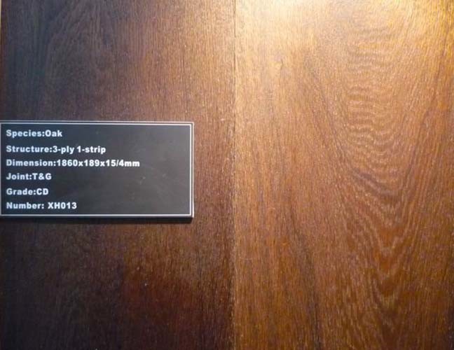 Multi Layer Solid Engineered Wood Floor, Rustic Engineered Oak Flooring