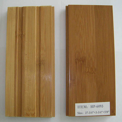 Carbonized Horizontal Solid Bamboo Flooring UV Lacquer Smooth