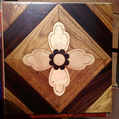 Cheap Multi-Layer Antique Engineered Solidwood Floor