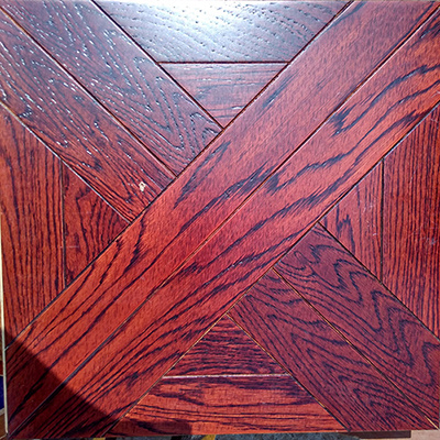 Decoration Material Mosaic Wood Flooring Art Parquet Engineered Flooring