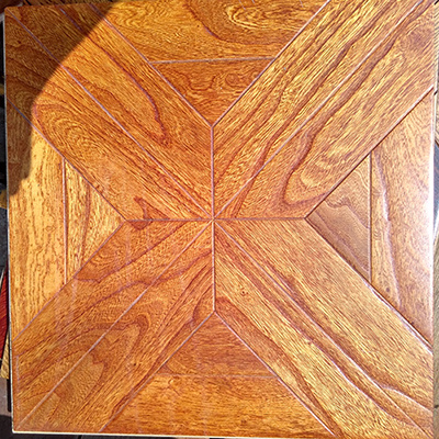 Multilayer UV Art Parquet Engineered Wood Flooring Mosaic Style