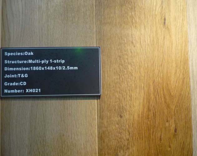 Multi Layer Engineered Wood Floor, Rustic Engineered Birch Flooring with Parquet Design