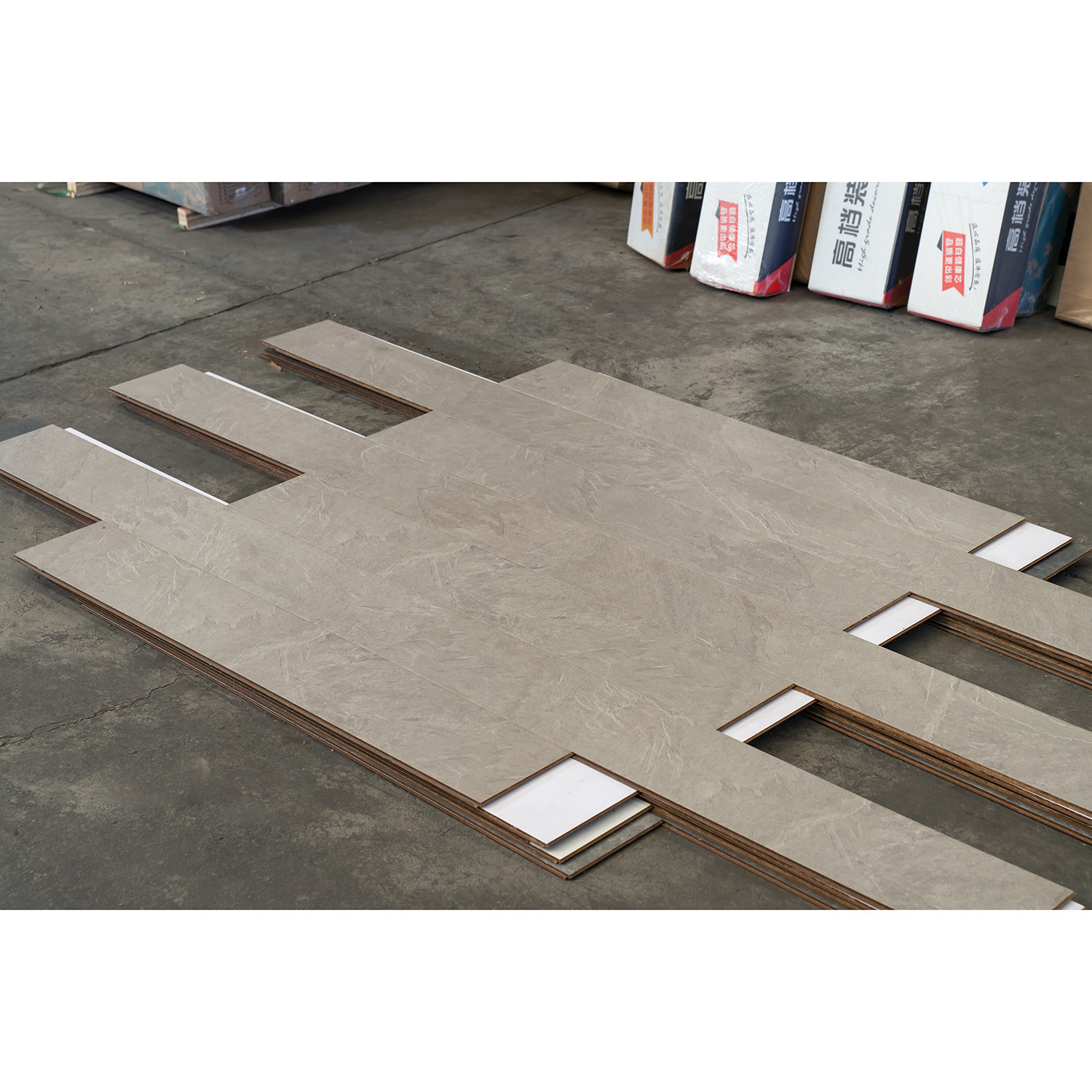 Office and Home Anti-Slip Soundproof Cork Padding Click Vinyl Flooring 4.5mm Waterproof PVC Vinyl Plank Spc Flooring Tile Fashion Waterproof Spc Floor
