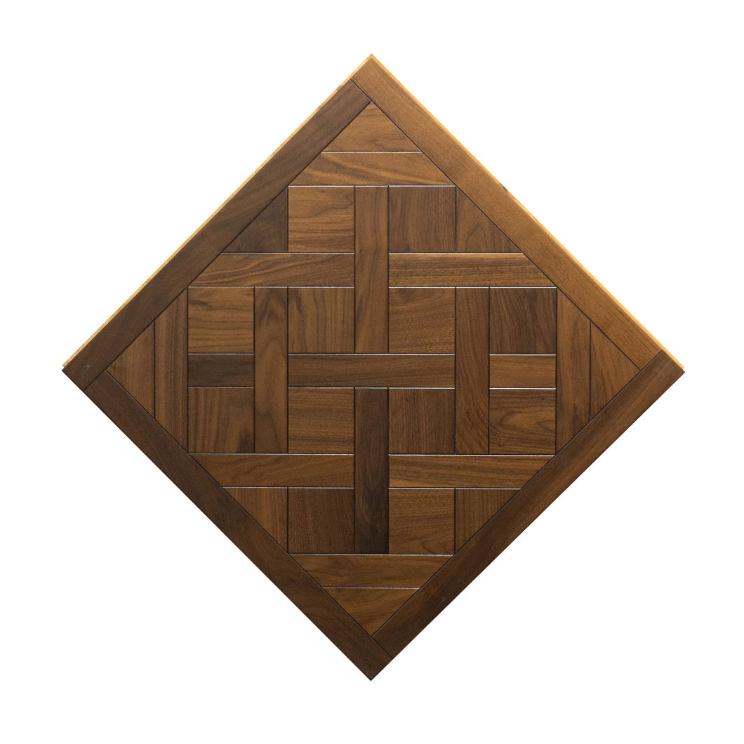 Water Resistant Wood Laminate/Laminated Flooring with Wax