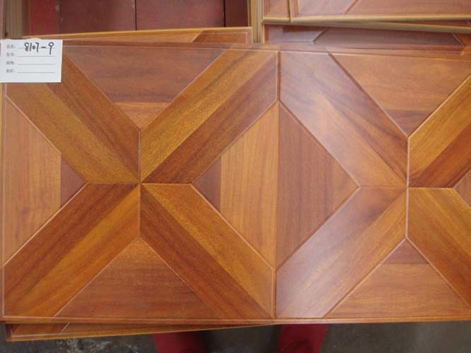 8mm V-Groove E1 AC4 HDF Parquet Laminated Wooden Laminate Wood Flooring