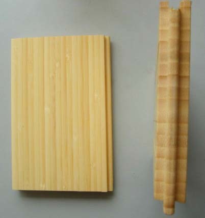 Natural Vertical Solid Bamboo Flooring UV Lacquer Smooth