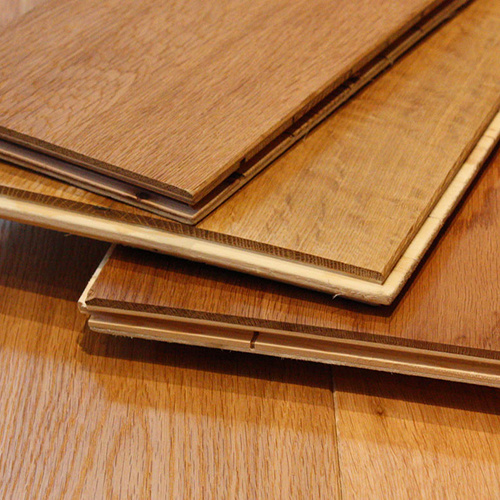 Brushed Oak Engineered Flooring Parquet Natural Wood