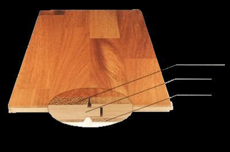 Light Color Three Layer 3-Ply Oak Parquet Engineered Flooring