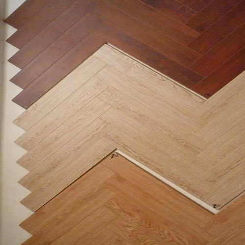 Walnut Herringbone Parquet Wood Engineered Flooring