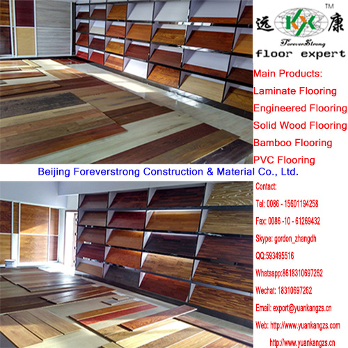 Synchronized Lamiante Laminated Flooring with Ce