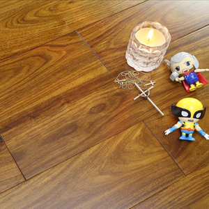 Smooth Finished Bubinga Hardwood Flooring